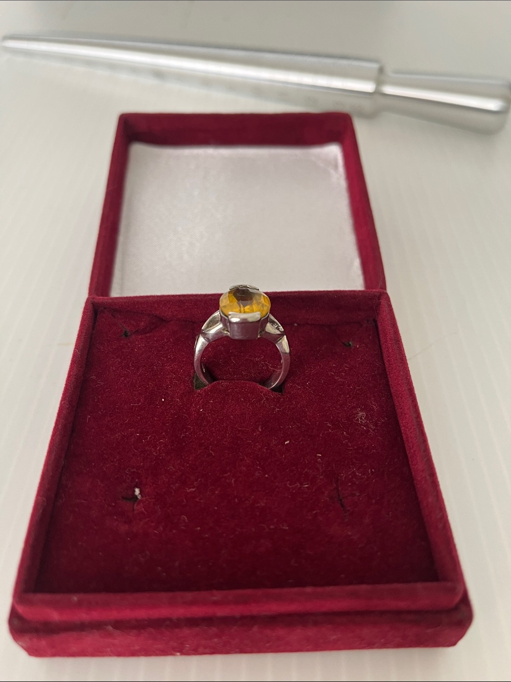 925 Vintage Sterling Silver Ring Size 7.5